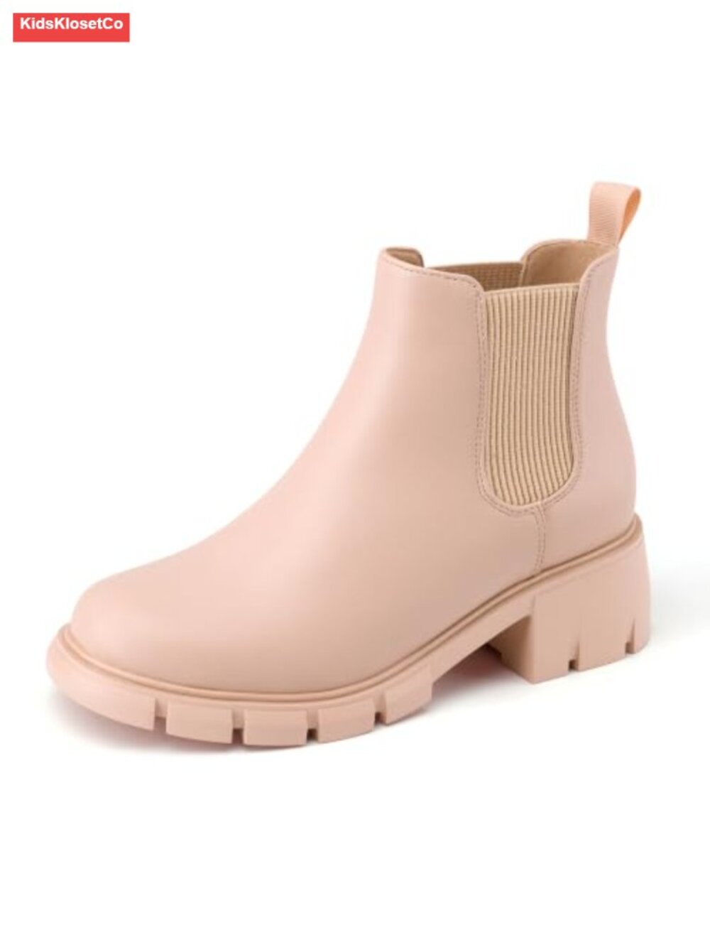 Girls Chelsea Boots Kids Ankle Booties Suede Leather Winter